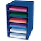 Pacon Classroom Keepers 6-Shelf Organizer, Blue, 17.75H x 12W x 13.5D P001312 - alternate 2